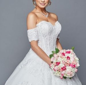 New luxury Wedding gown, bridal dress,